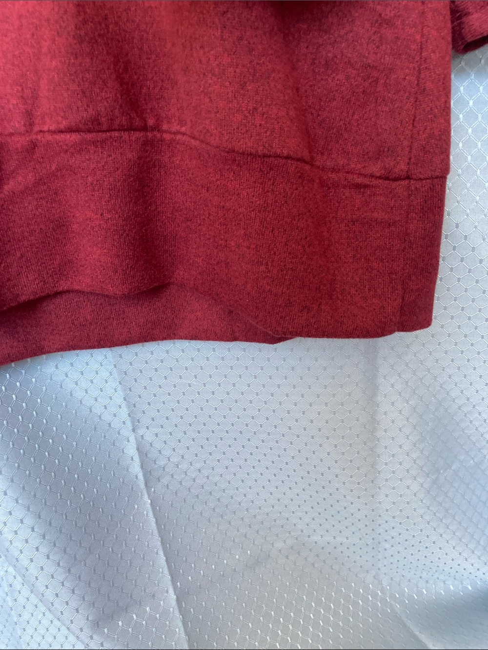 NY Collection a red and gray Heathered top 1X - Picture 9 of 17